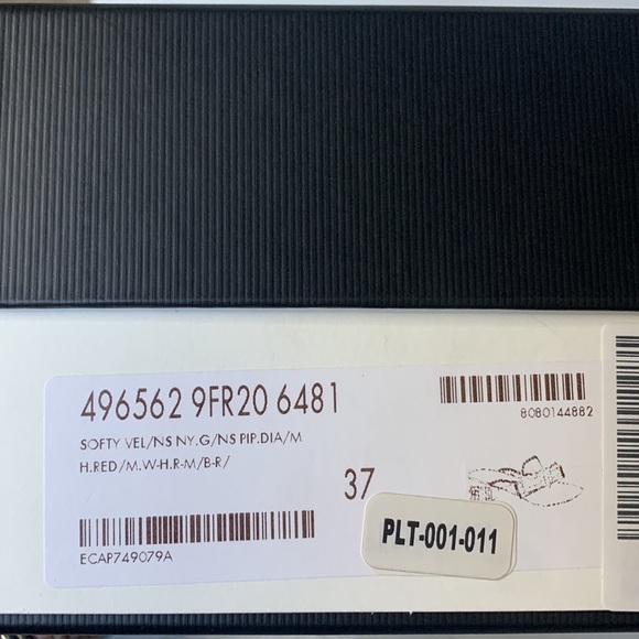 Gucci Red Velvet Sylvie Bow Mules w/ Crystal Embellished Heels - Picture 6 of 8